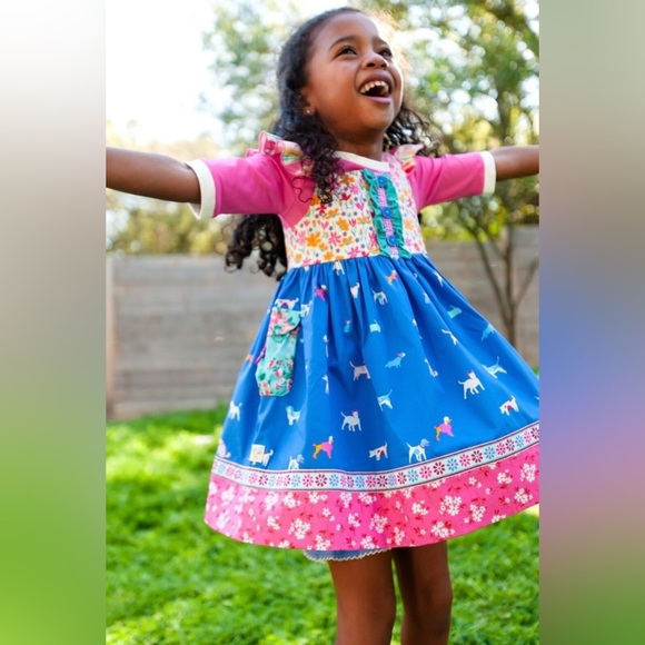 Wildflowers Other - Wildflowers La La Land Blue Dogs dress size 2